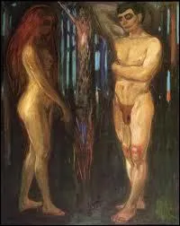 Cette oeuvre trs expressionniste intitule ' Adam et Eve ' est de quel artiste ?