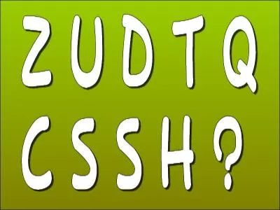 Quelle lettre faut-il placer  la place du point d'interrogation pour obtenir une suite logique ? (indice = pensez aux nombres compris entre 0 et 9)