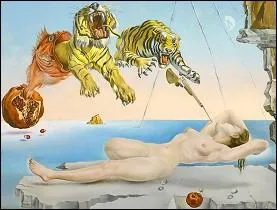 Qui a peint Rve caus par le vol d'une abeille ?