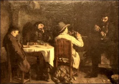 ' Aprs-dner  Ornans ' est un tableau peint par :