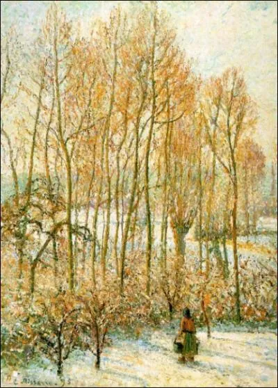 Qui a peint ' Matin de soleil sur la neige ' ?