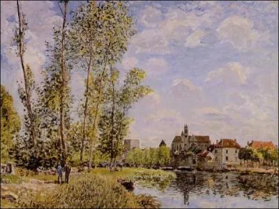 Qui est l'auteur de cette toile ' Moret vue du Loing, aprs-midi de mai ' ?