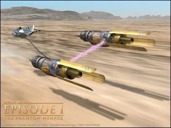 A quelle vitesse maximale peut aller le Podracer d'Anakin ?
