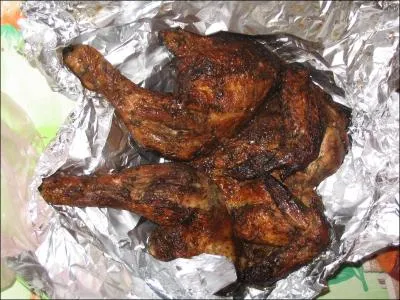 Vous pourrez dguster un bon Poulet Boucan... .