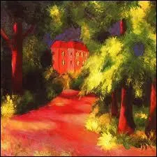 Qui a peint Maison rouge ?