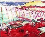 Qui a peint La plage rouge ?