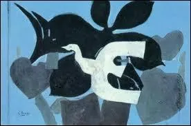 Qui a peint Oiseau blanc dans les feuillages ?