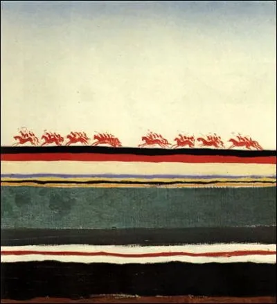 Qui a peint Cavalerie rouge ?