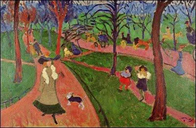 Qui a peint Hyde Park chemin rose ?