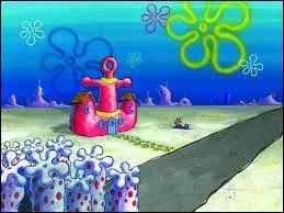 Quel personnage habite dans cette ancre rose ?