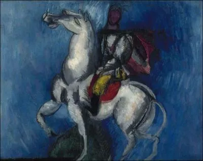 Qui a peint Le cavalier blanc ?