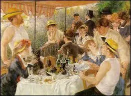 Qui a peint 'Le djeuner des canotiers' ?