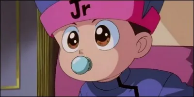 Qui accompagne Enma Junior, le fils du seigneur du royaume de l'Au-Delà ?