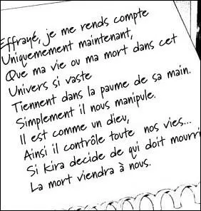 Le second crit une lettre juste avant de mourir. Terminez-la : 'Le fait est que de toute faon, je vais tre excut. / Sais-tu ce qui m'attend ? Je vais tre tu par celui qui m'appelle... / '