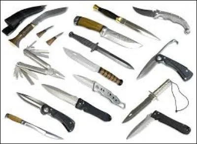 Des armes blanches ?