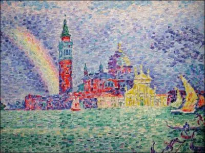 Retour en italie, avec 'Arc en ciel  Venise ' peint par :