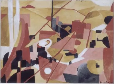 Quel peintre a ralis ce tableau intitul ' New-York ' en 1913 ?