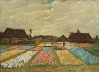 ' Parterre de fleurs en Hollande ' est un tableau de :