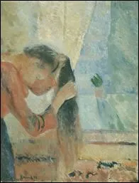 Qui a peint 'Jeune fille  sa coiffure' ?