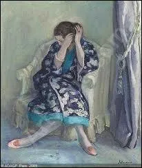 Qui a peint 'Femme  sa coiffure assise dans un fauteuil' ?