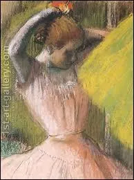 Qui a peint 'Danseuse se coiffant' ?