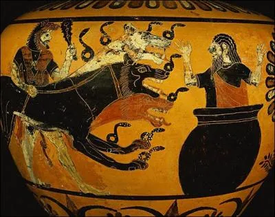 Quel est le nom de ce chien  3 ttes ?