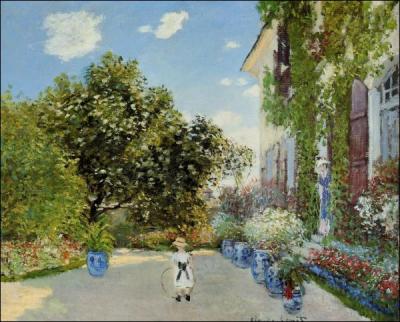 Quel peintre impressionniste a ralis ' La maison de l'artiste  Argenteuil ' ?