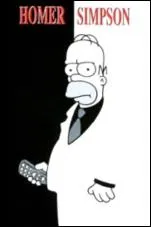 Quelle affiche de film est ici parodie par Homer Simpson ?