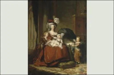 Qui a peint un portrait de Marie Antoinette et ses enfants ?