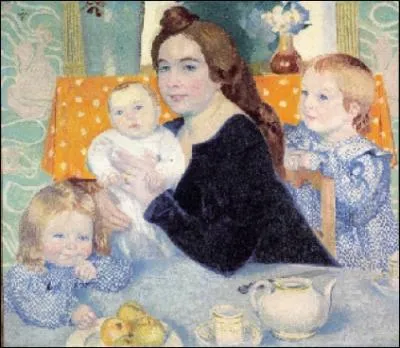 Qui a peint un 'Grand portrait de famille' ?