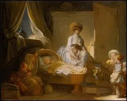 Qui a peint ``Visite  la nurserie`` ?