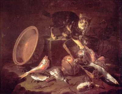Qui a peint `` Chat volant un poisson`` ?