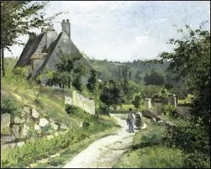 Quel peintre impressionniste a r�alis� ce tableau intitul� ' Le chemin du chou � Pontoise ' ?