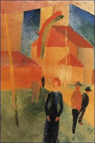 Qui a peint Eglise aux drapeaux ?