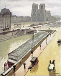 Qui a peint Notre Dame sous la pluie ?