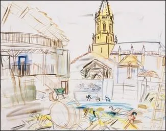 Qui a peint L'glise de Lestelle ?