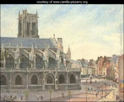 Qui a peint L'glise Saint Jacques, Dieppe, matin de soleil ?