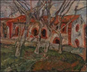 Qui a peint L'glise rouge ?