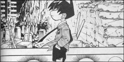 En rentrant chez lui, Manta, comme à son habitude traverse le cimetière. Il y rencontre un jeune garçon qu'il l'interpelle. Qui est-ce ?