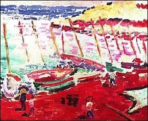 Qui a peint 'La plage rouge' ?