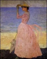Qui a peint 'Promenade en bord de mer' ?