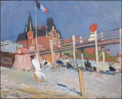 Qui a peint 'La plage du Havre' ?