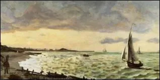 Qui a peint 'La plage de Sainte-Adresse' ?