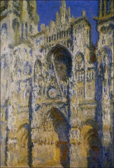 A qui doit-on toute une srie de peintures clbres sur la cathdrale de Rouen ?