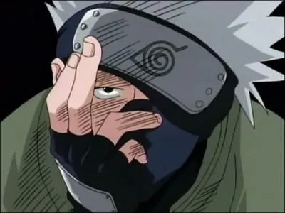 Chaque fois que Kakashi arrive en retard, on ne cesse de le lui reprocher en disant :