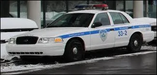 De quelle ville vient cette voiture de police ?