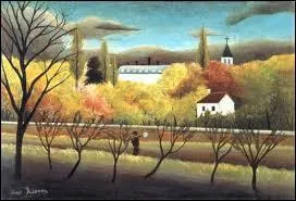 Quel peintre naf est l'auteur de la toile 'Le verger' ?