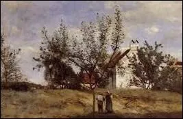 Qui a peint 'Un verger en priode de rcolte' ?