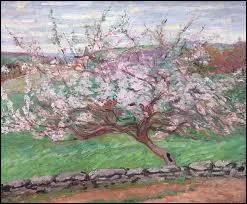 Qui a peint 'Pommier en fleurs' ?