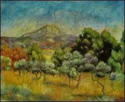 Qui a peint 'La montagne Sainte Victoire' ?